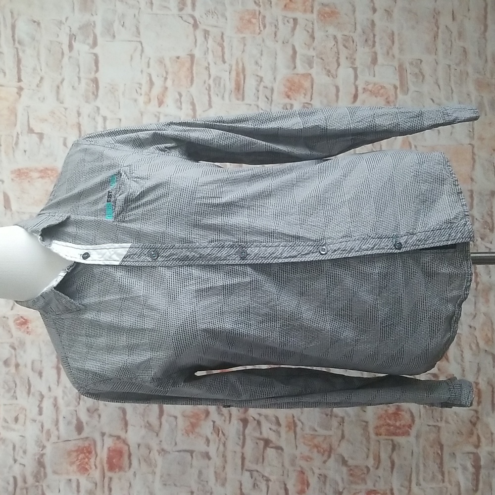 Guess Button Down Graphic Shirt
